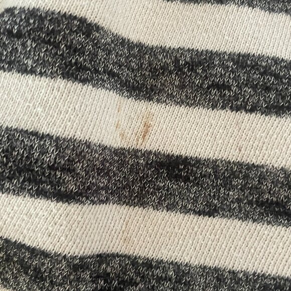 Roxy Drawstring Stripe Shorts in Black‎ and White, Lightweight, Size Medium / 10 - Picture 6 of 7